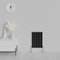 NRG Horizontal Column Designer Radiator Flat Double Panel 600x408mm Black