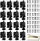 LOSCHEN 16PCS Heavy Duty Adjustable Leveling Feet for Furniture, Hexagon Nuts Lock Furniture Legs Levelers, for Table, Cabinets, Workbench,Shelving Units and More