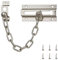 Door Chain Internal Door Lock for Bedroom Door Security Door Chains for Front Door Heavy Duty Door Restrictor Anti Theft Home Safe Nickel Plated Door Locks with Screws