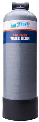 WaterBoss - Filtro dell'acqua per tutta la casa, sistema di filtraggio dell'acqua per pozzi e acqua cittadina, filtra il 97% del gusto e degli odori di cloro, 6 anni, 600.000 ml, WB-WH-FILTER