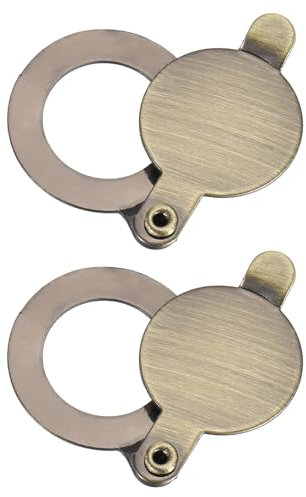 PATIKIL 9/16 Peephole Cover,Door Peephole Protector Privacy Door Viewer Cover for Home Security Apartment Hotel,Bronze 2pcs