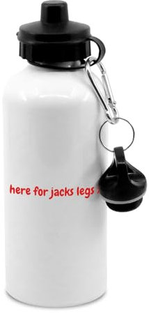 New Spirit Original Here for jacks legs, jack grealish, football, footy, football player, funny, fun, water bottle with clip, drinks cup, drinks bottle, fun, funny