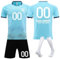 LILIHOT Personalisierte Trikot Fußball Trikot Fußball Trikot Kinder Fussball Geschenke Jungen 10 Jahre Fußball Trikot Kinder Mit Namen Türkei(#B Light Blue)