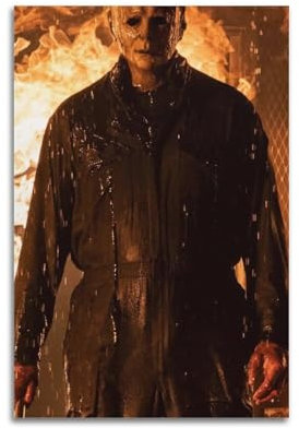 nzzmy Michael Myers Poster, Vintage-Kunst, Raumdekoration, ästhetische Schlafzimmerdekoration, Leinwandposter für Schlafzimmer, 30 x 45 cm, ungerahmter Stil