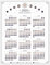 Mondphasenkalender 2025 – Vollmond-Zykluskalender, 27,9 x 35,6 cm, hängbarer Mondkalender, Wandposter, Mond-Tracker-Wandkunst, Astrologie-Kalenderdekorationen, Mondliebhaber-Geschenke, himmlischer
