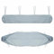 Zoegneer Custodia impermeabile per tenda da sole, copertura impermeabile per esterni, giardino, patio (2 m, grigio)