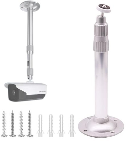 Kamera Wandhalterung mit 1/4 Zoll, Verstellbarer Teleskopständer Kamerahalterung Gewinde für Eufy eufyCam 3, 3C, 2, 2C, 2C Pro, 1, E Halterung Überwachungskamera Befestigung innen und außen