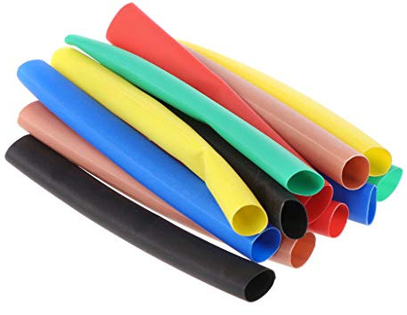 Kadagg 12x Heat Shrink Tube Sleeve for 5 6 7 8 USB Data Cable Fix Assorted Heat Shrink Tubing Insulation Pvc