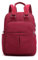 Sac à dos pour ordinateur portable avec port USB - Grande capacité - Pour femme, Rouge, taille unique