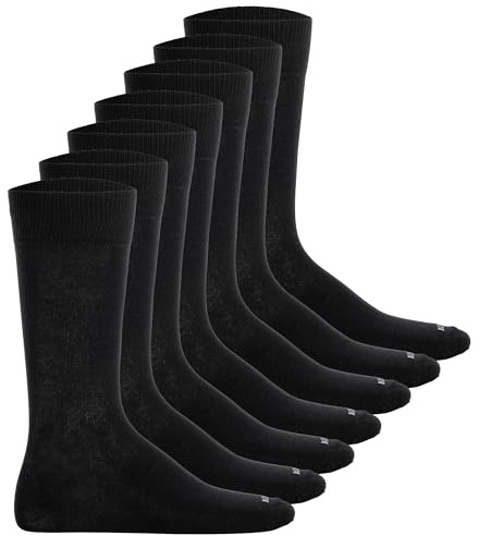 BOSS Herren Socken, 7er Pack - RS Uni CC, Baumwoll-Mix, Logo, einfarbig