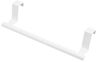 STGBCST Toallero de cocina para colgar, acero inoxidable, toallero de cocina, toallero de cocina, sin agujeros, para puerta de armario, adecuado para cocina, baño (blanco)