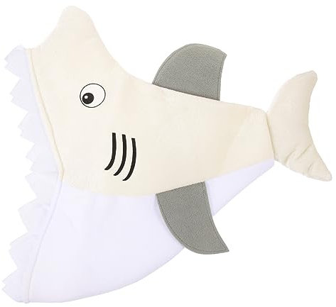 UPKOCH Tiermütze Gesichtsmütze Piratenmütze Süßer Hai Mit Flosse Haimaske Beanie Schwarze Beanie Hai Requisite Stirnbänder Haimütze Für Froschmütze Riesenhaimütze Plüschmütze