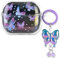 DiyGody Custodia Compatibile con Samsung Galaxy Buds 3/Buds 3 Pro con Portachiavi, Cover Protettiva con Motivo a Farfalla Viola per Donne, Case in TPU Antipolvere Antigraffio Antiurto Anti Scivolo