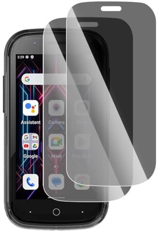 KARYLAX - Anti-Spion-Displayschutzfolie aus flexiblem Glas, kratzfest, Privatsphäre, kompatibel mit Unihertz Jelly 2 Smartphone (2 Stück)