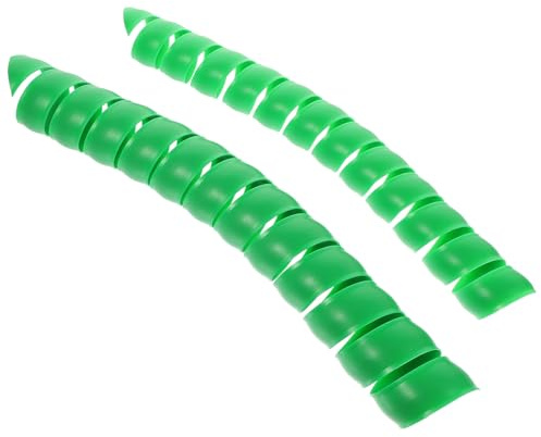 CHILDWEET Baumstammschutz 2 Stück Grün Flexible Baumschutzrohre 40cm Lange Schutzhüllen gegen Rattenfraß und Verbissschutz für Obstbäume im Garten