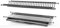 Escurreplatos de acero inoxidable AISI 430 de 86 cm para armarios de 90 cm con enganche de muelles, escurridor de acero