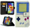 Handy Lux® Schutz Hülle Tasche Kartenfächer Flip Case Etui Cover Involto Motiv Design Hülle BookStyle für Huawei P20 Lite, Gameboy