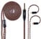 Yinyoo 8 Core Silver Plated Copper Cable Replacement Earphone Cable iem cable with 2pin 0.78mm for kz zst zsn-pro-x zs10-pro zs10-pro-x dqs edx zex as16 cca cra c10 c12 ccz melody kbear ks1 ks2