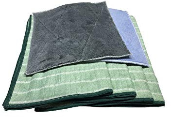 Bambus Kristall-Glanz Geschirrtücher 4er + Spültücher 2er