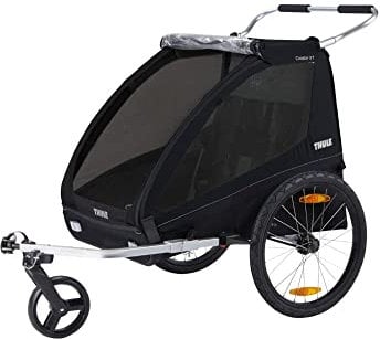 Thule, Coaster Xt, 2 Sitzfahrradanhänger, Schwarz, U, Unisex-Adult