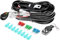 SKYWORLD LED-Lichtstangen-Kabelbaum-Kit, 40A 12V DC 4-Leads LED-Lichtrelais Sicherung Ein/Aus-Strobe Flash-Fernbedienung Arbeitslichtkabel-Kabel-Kabelbaum-Kit