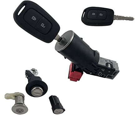 Serrure Porte Barillet Neiman Antivol de Direction avec Clés compatible pour CITAN VIVARO MOVANO KANGOO 2 MASTER 3 MODUS TRAFIC 3 CLIO 3 FLUENCE LOGAN MCV 2 SANDERO 2 DUSTER DOKKER NV400-806019591R