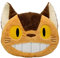 Semic Distribution Mein Nachbar Totoro Plüsch- Kissen Catbus orange/braun, aus 100% Polyester, in Polybeutel.