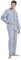 Amaxer Classico Pigiama da Uomo in Due Pezzi,in Cotone,da Notte,a Maniche Lunghe,con Tasche,con Coulisse,Strisce Floreali，L