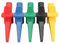 5 Uds. Pinzas de Cocodrilo Aisladas Abrazaderas de Clip de Prueba de Circuito Eléctrico con Conector de 4mm para Pruebas Eléctricas (10a 600V-1000V)