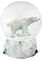Deluxebase Eisbär, Schneekugel mit Harz-Figur und geformtem Sockel, tolles Geschenk und Dekoration für zu Hause.