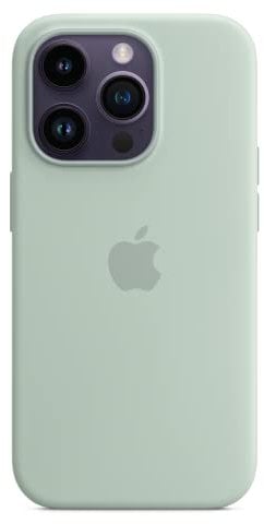 Apple iPhone 14 Pro Silikon Case mit MagSafe - Agavengrün 