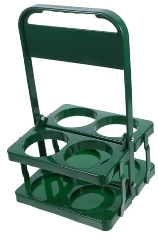 PRETYZOOM Paniers Pliables Pour Bouteilles De Bière Seau De Rangement Portable Avec Poignée Support Pratique Pour Bouteilles Et Boissons Pour Usage Quotidien Et Activités Extérieures