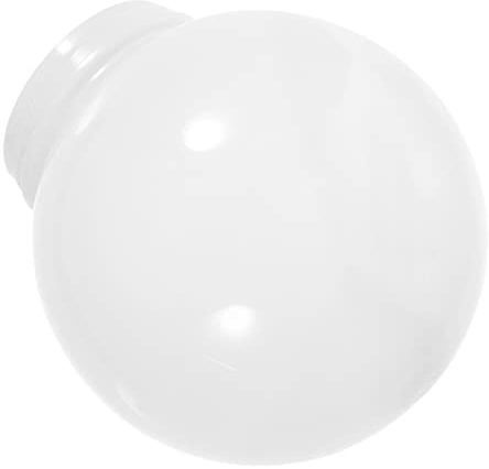 Gadpiparty Abat-Jour Globe En Acrylique Abat-Jour Globe De 8 Cm Couvercles De Remplacement Pour Globes Lumineux Ronds Pour Applique Murale Suspendue Lustre Lampes De Vanité