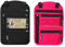 2 Stück Brustbeutel Herren Dame,Reise Brustbeutel,Wasserdicht Reisegeldbeutel,Reisegeldbeutel Brusttasche mit RFID Schutz für Smartphone Reise-Dokumente Passport Bargeld Karten (schwarz+Rose rot)