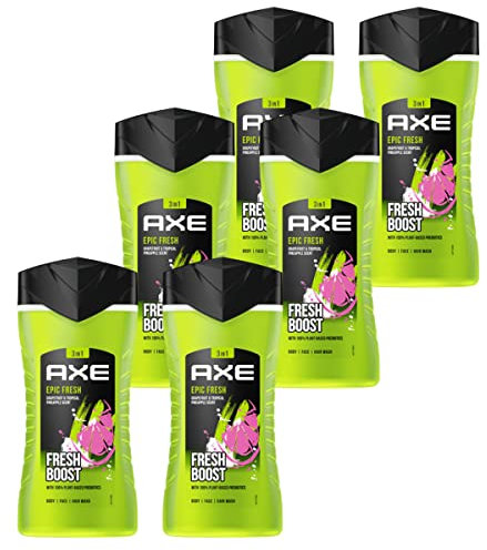 AXE - Gel douche et shampooing 3-en-1 Epic Fresh 250 ml - 6 unités