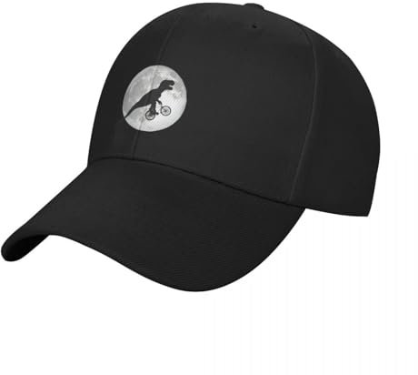 EIILHUED T-Rex auf dem Fahrrad Baseballmütze Ball Kappe Hut Mann Männer Damen