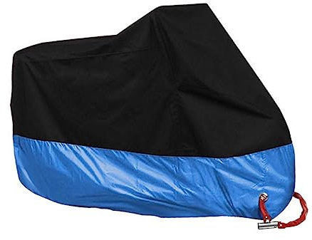 iplusmile Motorradabdeckung Für Motorrad ATV Scooter Mit Uv-Schutz Gummizug Und Spanngurten Zum Schutz Vor Schmutz Regen Und Sonneneinstrahlung Mit Aufbewahrungstasche