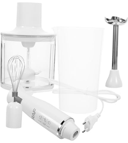 Ciieeo Batidora De Mano Eléctrica Multifuncional Con Accesorios Para Mezclar y Triturar Alimentos Licuadora De Cocina Portátil De Mano Para Preparar Comidas En Casa
