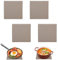Lot de 4 chauffe-assiettes en silicone résistants à la chaleur pour micro-ondes, plats de travail, four, poêles, dîners, fêtes