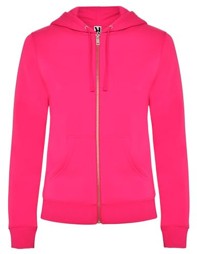 ROLY - Felpa con cerniera donna, fucsia, S