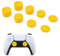 DLseego Thumbsticks Cap pour Manette PS5 PS4 Xbox,8 Pièces Silicone Capuchons de Joystick pour PS5/PS4,Conception courte et haute à Réduire Pouce Fatigue,Jaune