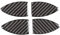 Getriebe Panel Trim Auto-Innentürgriff-Schüsselabdeckung Kohlefaser Dekorativer Aufkleber Für R&av4 Für R&av 4 2006 2007 2008 2009 2010 2011 2012 Interieur Mittelkonsole