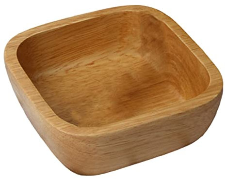 Alipis Elegante Ciotola Di Legno Per Insalata Dessert Snack Vassoio Da Portata Contenitore in Legno Per Arredamento Per La Casa