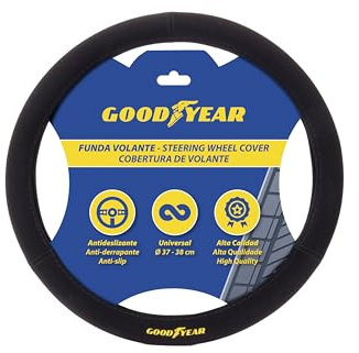 Goodyear Funda Volante Alcantara, Negro