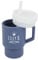 Lilly Belly Sippy Cup – Silicone Toddler Cup – BPA-Free Baby Cup Safe for Toddlers – Easy to Clean Toddler Water Bottle – Flexible Sippy Cup 12+ Months – Baby Straw Cup with Handle 8oz (250ml) (Blue)