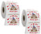 2 Rolls of Toilet Paper with Poop Pattern - Birthday for Men and Women, Funny Creative Gift, Geburtstag lustiges Toilettenpapier für den besten Streich,Funny Decoration for the Bathroom