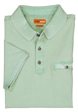 emilio adani Herren Herren Polo-Shirt Slim fit, Mint, 38631, Mint in Größe M