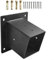 Kit pergola, staffe di montaggio a parete stabilizzanti inclinate per pergola, progettate per strutture da 10 x 10 cm, per veranda, gazebo, cortile, nero (singolo)
