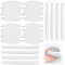 HONGLEIFA 12 Stück Set Transparent Selbtklebend Auto Türgriffe Kratzschutz Aufkleber für Dodge Journey Nitro Challenger Charger Durango, Aufkleber Lackschutzfolien Set Kratzern Schutz