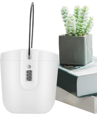 Beach Safe For Valuables, Anti-Theft Portable Be-ach Chair Sa-fe And Travel Vault, Portable Waterproof Key Lock Box Sa-fe With Removable Cable Handle, For Beach Safe, Travel, Personal Items